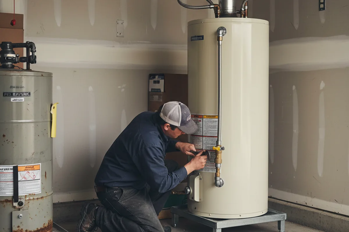 Water heater and shutoff valve replacement in Jefferson City
